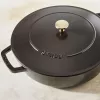 ZWILLING STAUB BRAISERS apvali keptuvė 28 cm, juoda, dugno Ø 22,2 cm