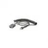 Zebra CBA-RF2-C09ZAR serijinis kabelis RS232 DB9 juodas 2,8 m