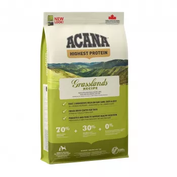Acana Dog TF Regionals Grasslands 11,4 kg Suaugusiems Antis, Kiaušinis, Žuvis, Ėriena