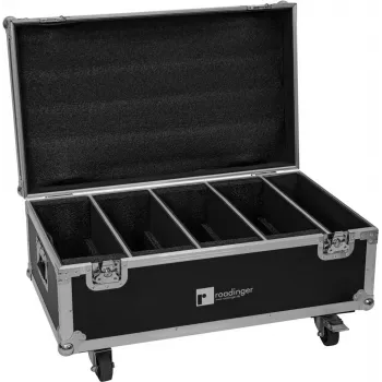 Flightcase Roadinger 31005238 4× LED CLS-18 QCL RGB/WW dėklas