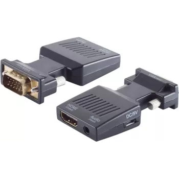 Keitiklis VGA (D-Sub) į HDMI + 3,5 mm garso lizdas ShiverPeaks BS10-01005