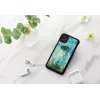 iKins apsauginis dėklas iPhone 11 — Black Camille, perlamutrinė apdaila