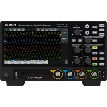 Voltcraft DOV1254 LA skaitmeninis osciloskopas 125 MHz 4 kanalai 1.25 GSa/s 100 Mpt 12 bitų (VC-16753925)