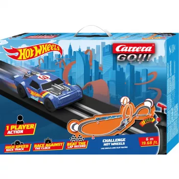 Lenktynių trasos rinkinys CARRERA GO!!! Challenge Hot Wheels 20068000 1:43
