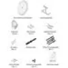 Ubiquiti RocketDish 31dBi, 5 GHz AC, Rocket Kit 31dBi