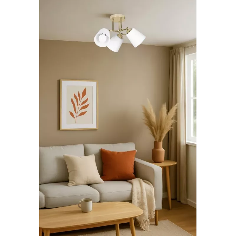 Kabantis šviestuvas Activejet AJE-EMILY 3P GOLD E27 3x40W