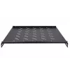 Fiksuota lentyna Extralink FIXED SHELF FOR 800MM DEPTH CABINET 19 colių 500MMX1U juoda