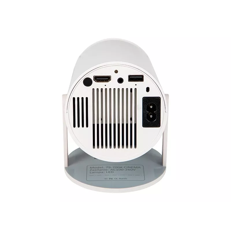 Projektorius HY300 Pro su WiFi, Android TV, 130 colių, 4K Full HD LED