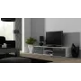 Cama TV stovas SOHO 180 baltas/pilkas blizgus