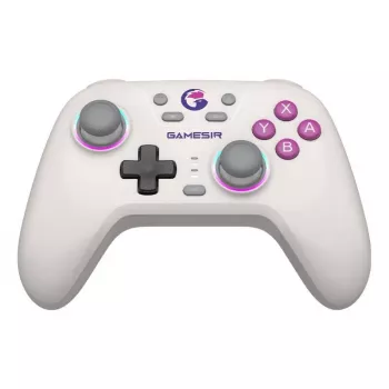 Belaidis valdiklis GameSir T4n baltas – Bluetooth, ergonomiškas dizainas