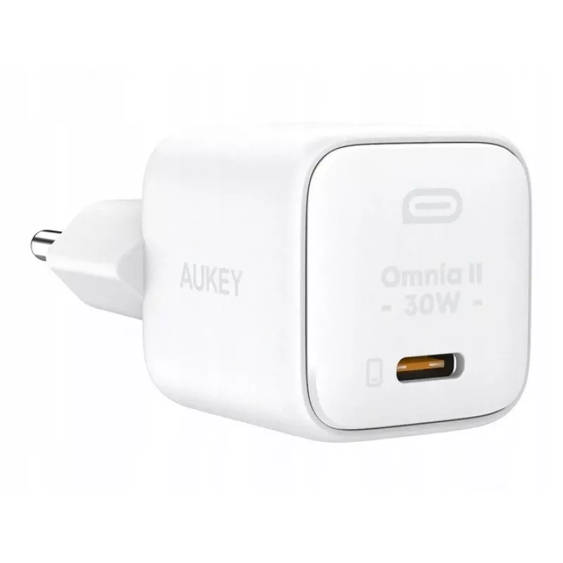 Sieninis įkroviklis PA-B1L Baltas Omnia II Mini 1xUSB-C PowerDelivery 30W 5A