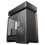 Kompiuterio korpusas DeepCool CL6600 Black – ATX/micro-ATX/Mini-ITX, ATX/PS2/SFX/SFX-L maitinimo šaltiniai, 140 mm priekiniai ventiliatoriai, 120/140 mm viršuje/gale, 2.5/3.5 colio diskai