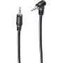 Garso laidas ShiverPeaks BS30817 1,5m 3,5mm lizdas-lizdas juodas