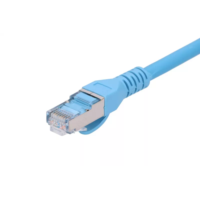 Tinklinis kabelis Extralink LAN Patchcord Kat.6A RJ-45 Cat6a 5m mėlynas