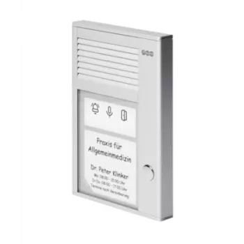 Auerswald TFS-Dialog 211 Aliuminio laidinis sieninis domofonas IP22