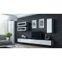 Cama TV stovas VIGO 140 30/140/40 sonomos ąžuolas/baltas blizgus
