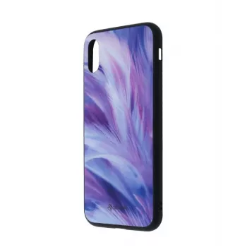 Apsauginis grūdintas stiklas Tellur Cover Glass su plunksnos raštu, skirtas iPhone XS