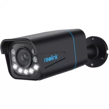 IP stebėjimo kamera Reolink P430 Standard – šovininė, 8 MP (3840×2160), 5× optinis priartinimas, IP67, PoE/DC, microSD iki 256 GB