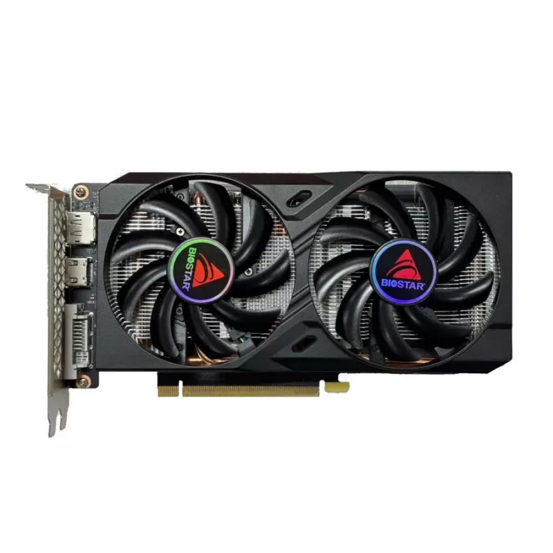 Vaizdo plokštė BIOSTAR GeForce GTX 1660 Ti – 6 GB GDDR6, 192 bitų, PCIe 3.0, dviejų ventiliatorių