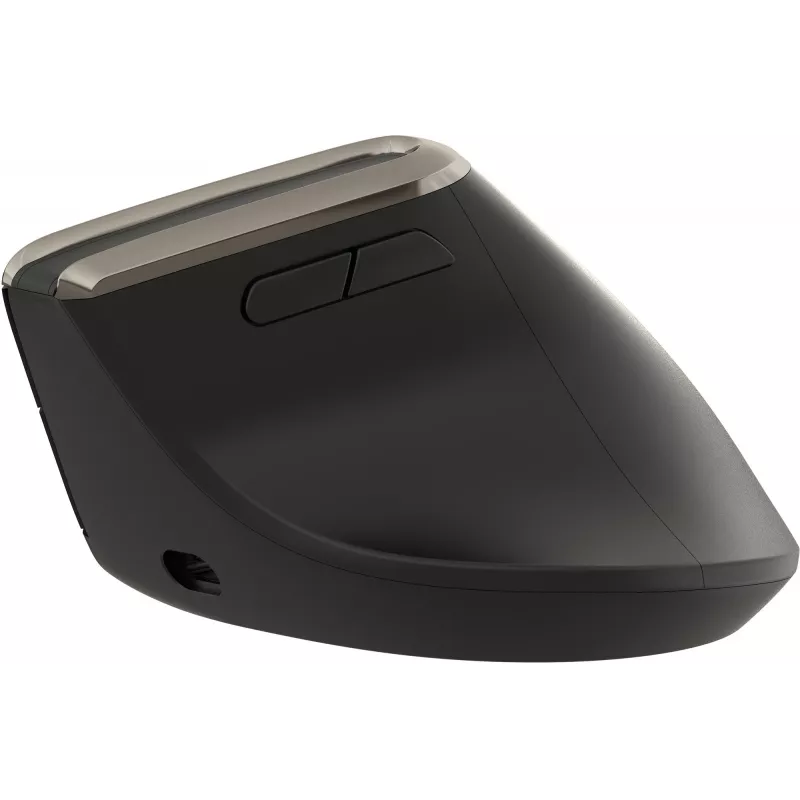Yenkee YMS 5040 ERGO PRO belaidė vertikali pelė su dvigubu ryšiu 2.4 GHz / BT 5.0 / BT 3.0, baterija, juoda