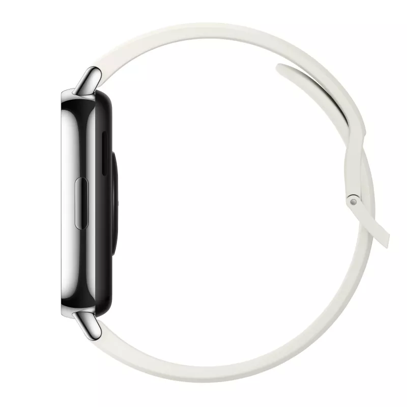 Išmanusis laikrodis Xiaomi Redmi Watch 5 Lite – 1,96 colio AMOLED, GPS, 470 mAh, auksinis korpusas, balta TPU juosta