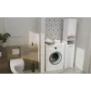 Spintelė skalbimo mašinai POLA Laundry Room Cabinet - balta