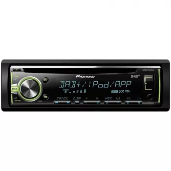 Automobilinis medijos imtuvas Pioneer DEH-X6800DAB juodas