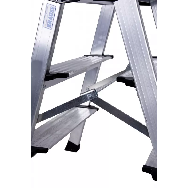 Kopėtėlė Krause 126030 – aliumininė, 3 pakopų, 65 cm aukštis, 6,1 kg, 500 mm plotis