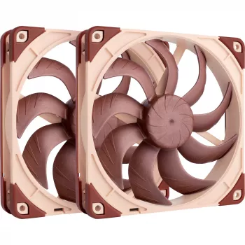 Noctua NF-A14x25 G2 PWM Sx2 PP 140mm dvigubas ventiliatorių rinkinys