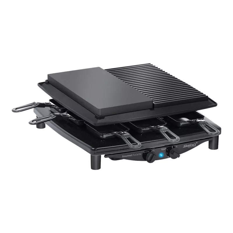 Steba RC 4 Plus Deluxe raklečo grilis, juodas