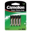Vienkartinė baterija Camelion R03P-BP4G AAA cinko-anglies