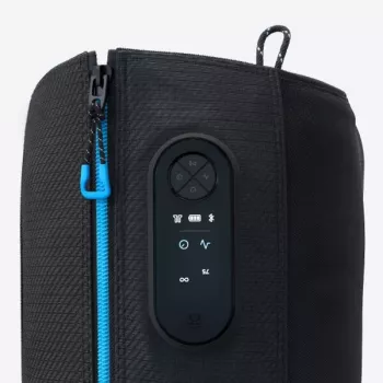 Kojų masažuoklis Therabody RecoveryAir Black – kompresinis masažas, 4 programos, Bluetooth, 240 min baterija
