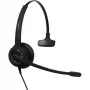 Mono USB ausinės Plusonic 10.1P – vienos ausies ausinės su USB jungtimi, skirtos Teams ir Skype