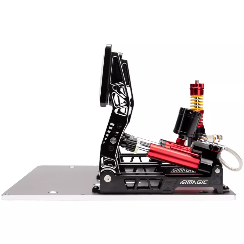 Simagic P2000 hidraulinis 3 pedalų rinkinys, 100KG Loadcell - Crimson Edition