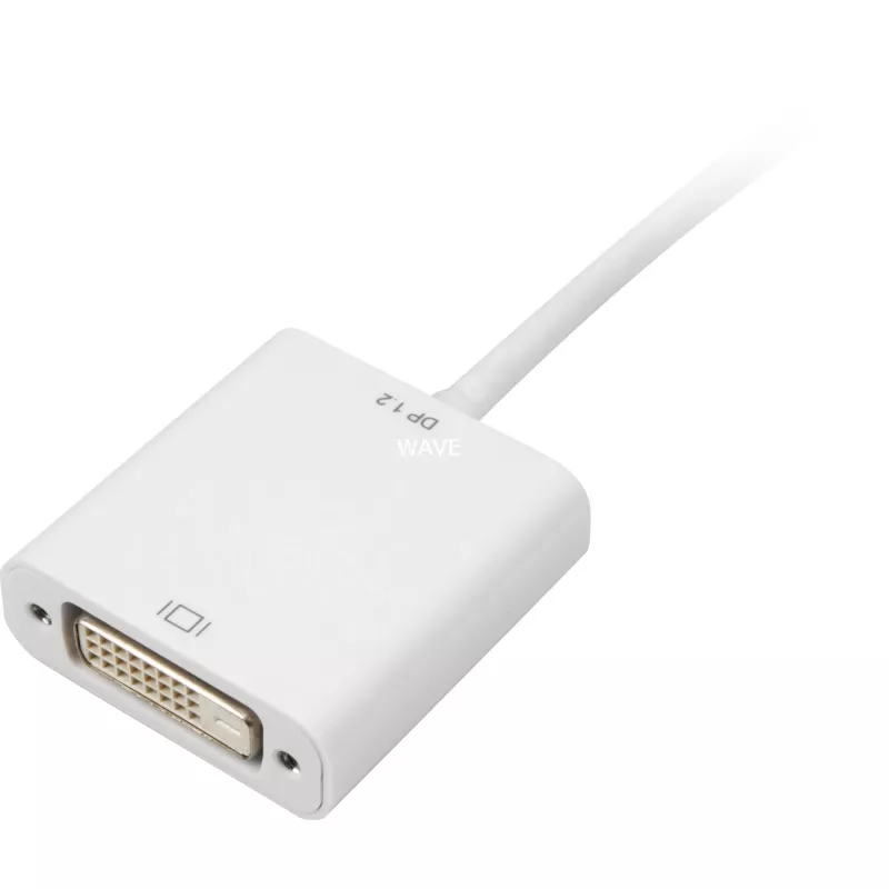 Sharkoon mini DisplayPort į DVI adapteris 15 cm baltas