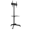 Stovas/vežimėlis televizoriui ant ratukų su rankena 23-55 col. 25 kg S-09