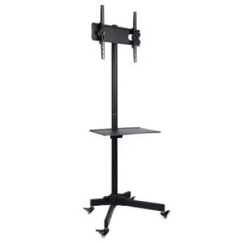 Stovas/vežimėlis televizoriui ant ratukų su rankena 23-55 col. 25 kg S-09