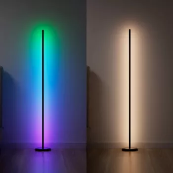 Stovimas šviestuvas Nanoleaf N7204K02-1FL 22W RGBW — reguliuojamas RGB ir baltos šviesos atspalvis