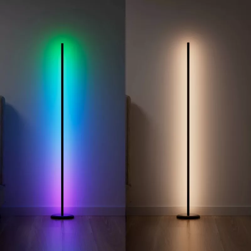 Stovimas šviestuvas Nanoleaf N7204K02-1FL 22W RGBW — reguliuojamas RGB ir baltos šviesos atspalvis