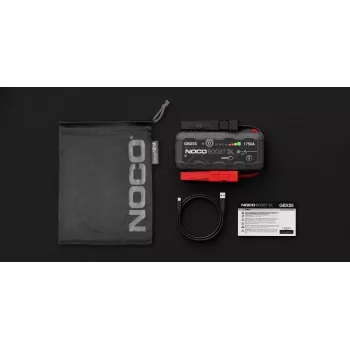 Užvedimo starteris NOCO GBX55 1750 A ličio jonų, 46 Wh, IP65, benzinui iki 7,5 L / dyzeliui iki 5 L
