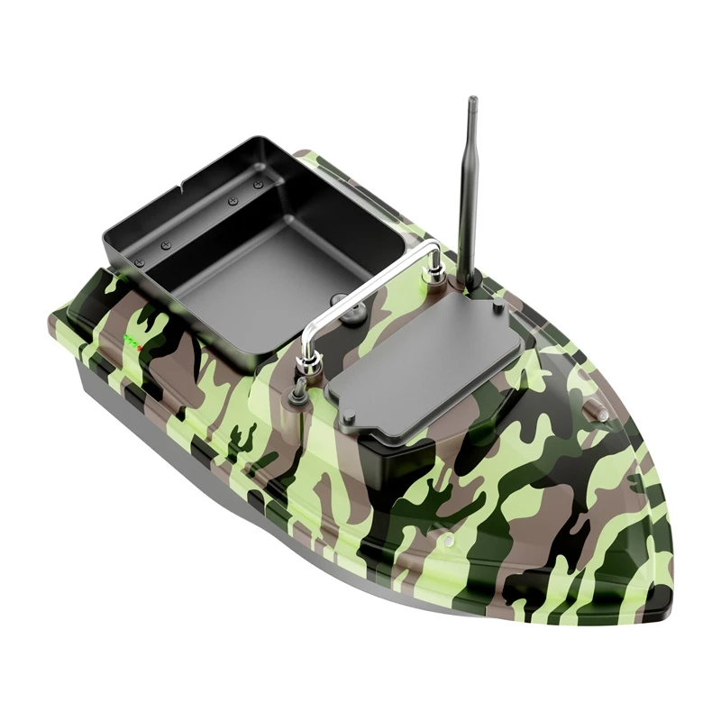 Jaukų valtis Flytec V050 su 12000 mAh akumuliatoriumi, maskuojama žalia