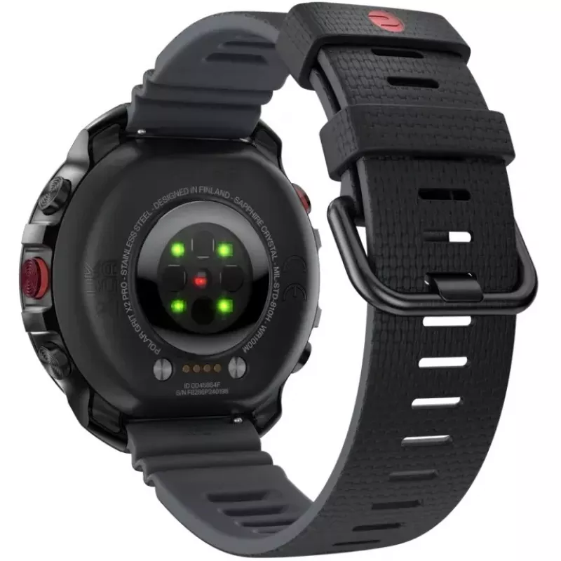 Polar Grit X2 Pro 3,53 cm (1.39) AMOLED skaitmeninis 454 x 454 pikselių liečiamas ekranas juodos spalvos GPS