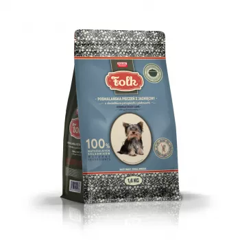 FOLK Small breeds Podhale stiliaus ėrienos kepsnys su putpele ir petražolėmis - sausas šunų ėdalas - 1,6 kg
