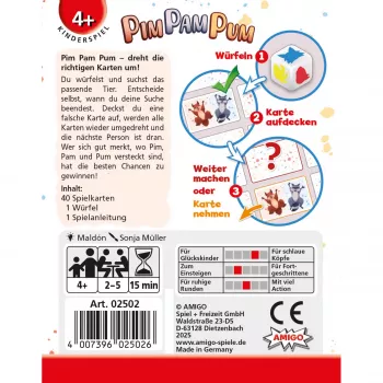 Stalo žaidimas AMIGO Pim Pam Pum 02502