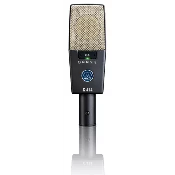 Mikrofonas AKG C414 XLS, pilkas, sidabrinis, studijinis mikrofonas