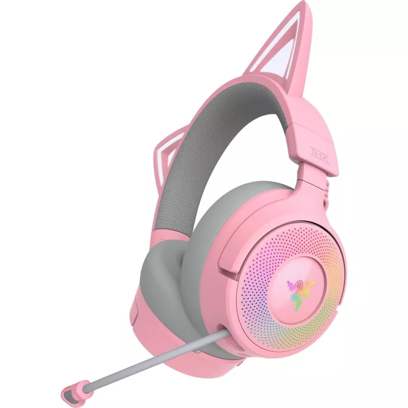 Ausinės Razer Kraken Kitty V3 Pro - Quartz