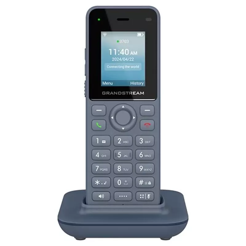Grandstream Networks WP816 IP telefonas antracitinis 2 linijos LCD Wi-Fi