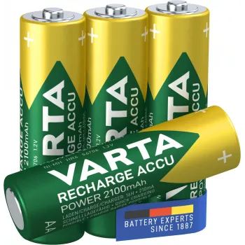 VARTA HR6 AA įkraunamos baterijos Power 2100 mAh 56706 4 vnt. Žalia, Geltona