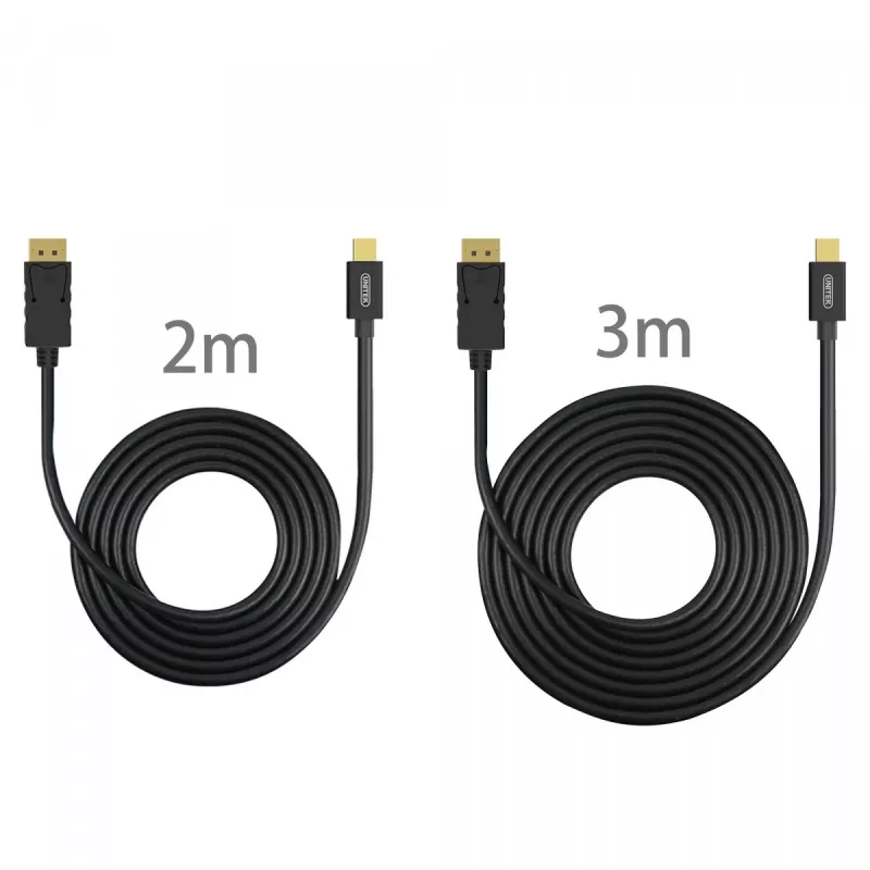 KABELIS miniDisplayPort / DisplayPort M/M 2m; Y-C611BK
