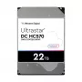 3,5 colio SAS HDD Western Digital Ultrastar DH HC570 22 TB, 12 Gbit/s, 7200 RPM, 512 MB talpykla